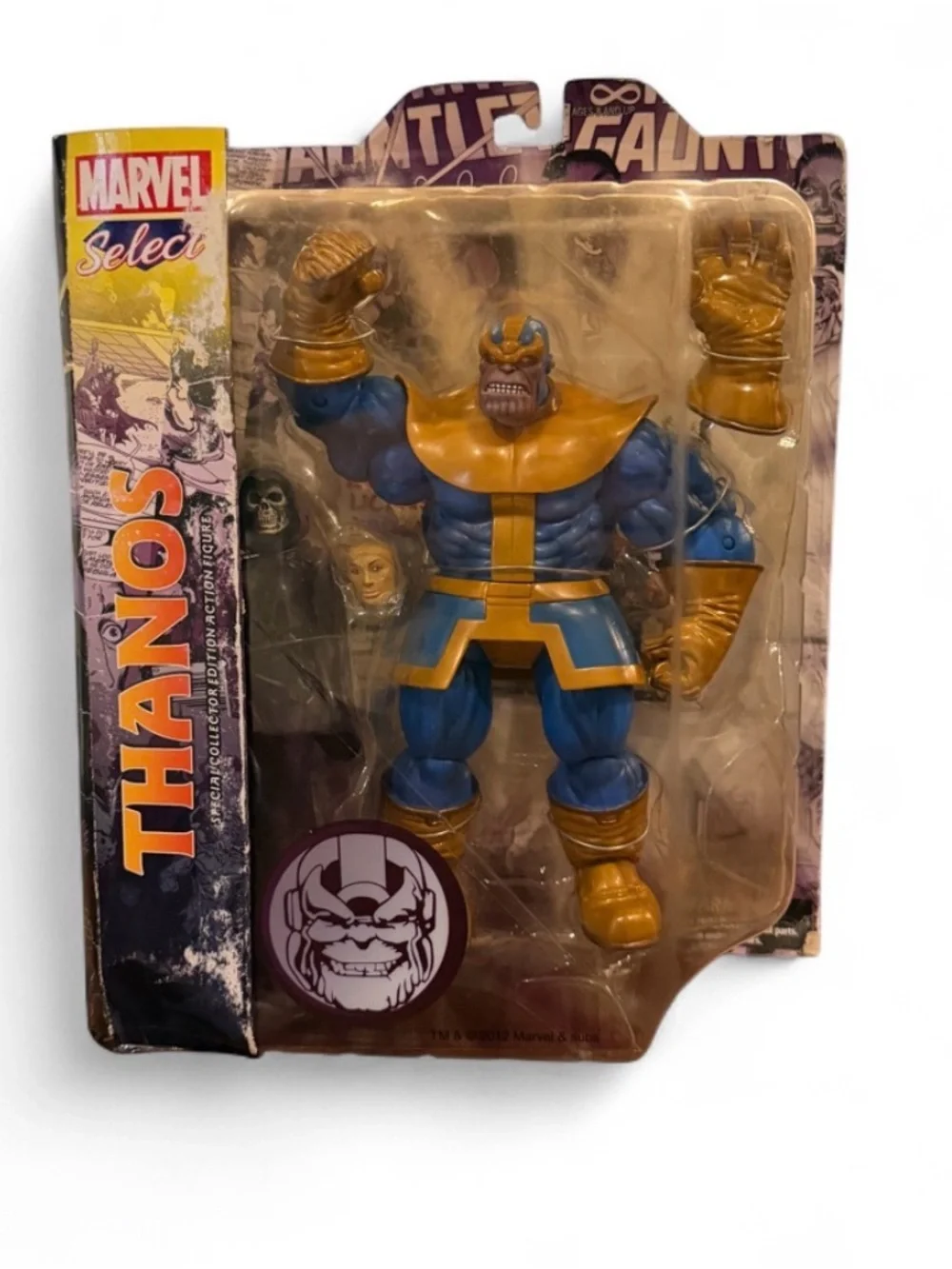 Marvel Thanos Action Figure - Blue & Gold Collectible